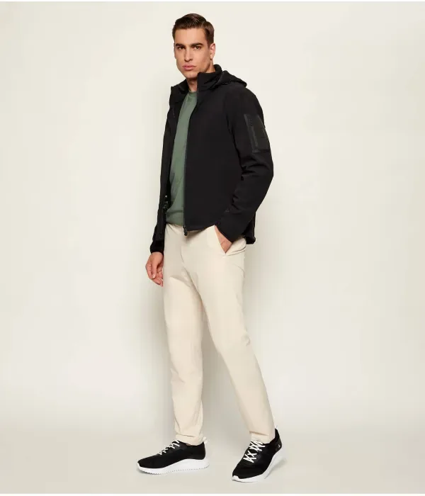 Куртка OW_Hexashell JT HD regular fit Boss Green, черный — фото 2