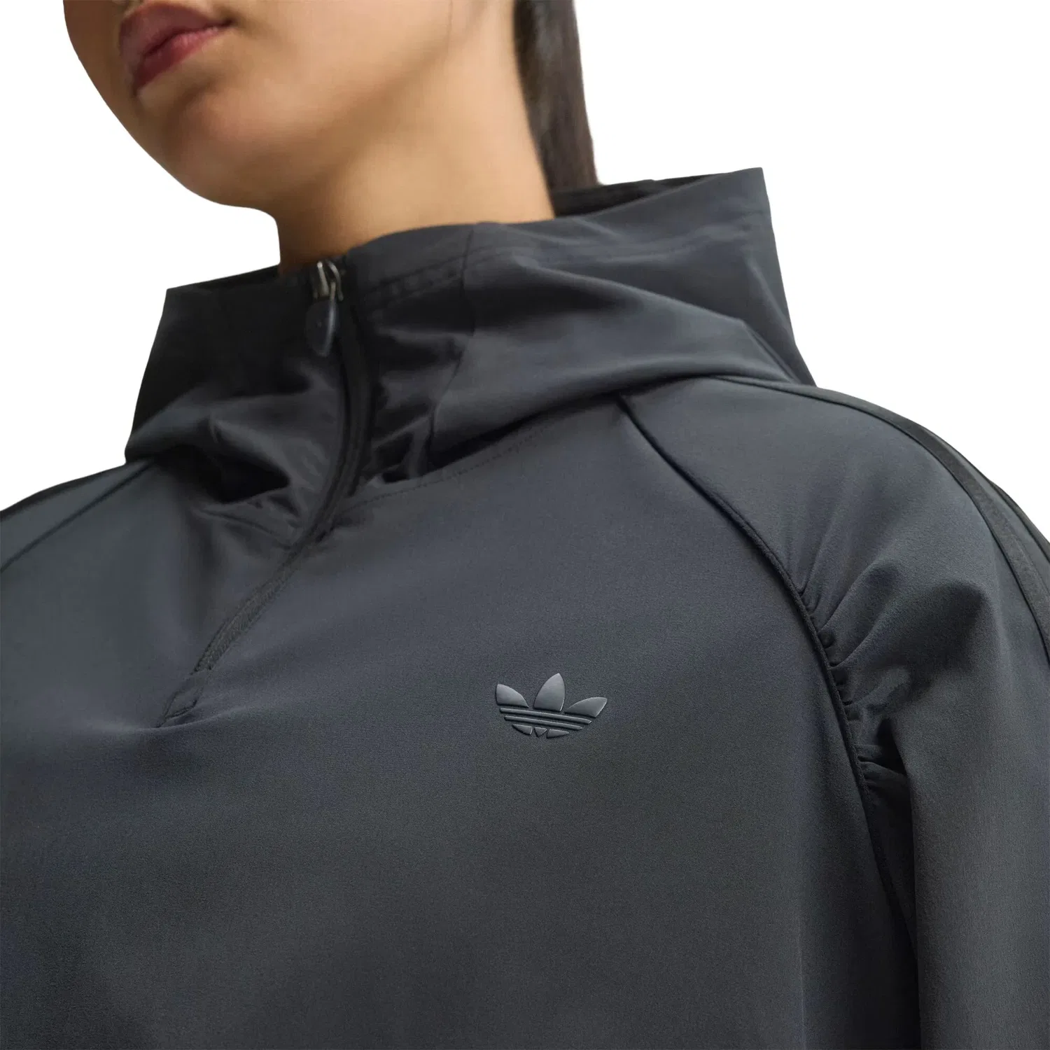 Женская кофта-куртка с длинным рукавом Adidas Sport Coverup, черный — фото 2
