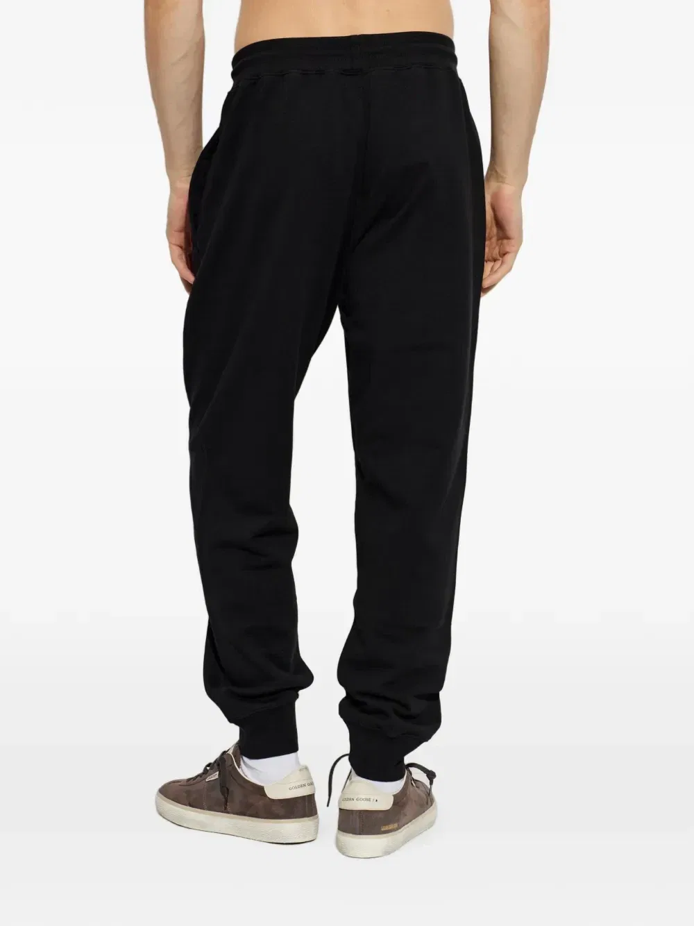 Спортивные штаны Canada Goose Loon с нашивкой-логотипом и кулиской из хлопка, черный — фото 4