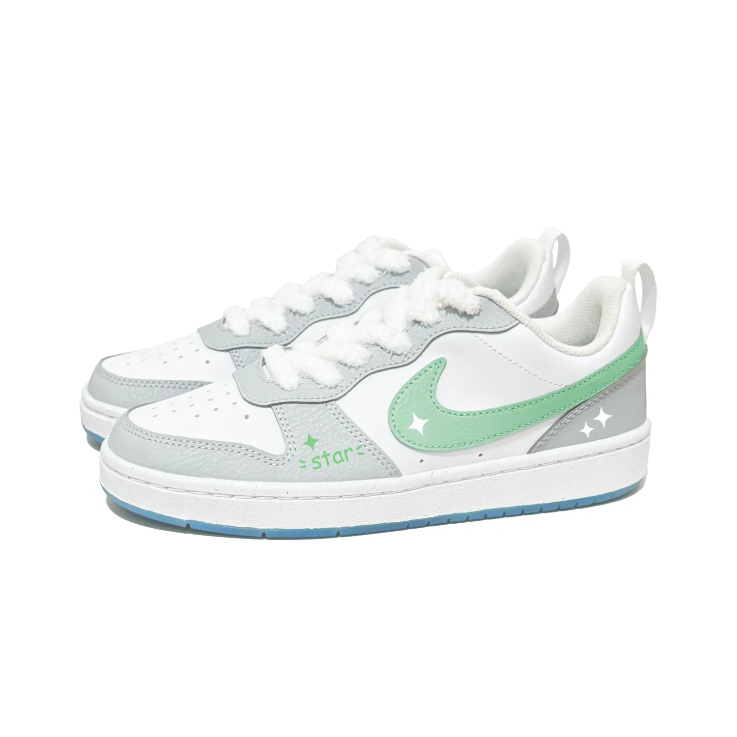 Кроссовки для скейтбординга Court Borough Kids, Nike, Gray — фото 4