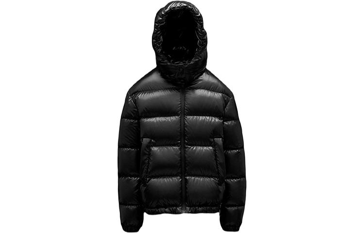 Детская пуховая куртка Moncler, черная — фото 2