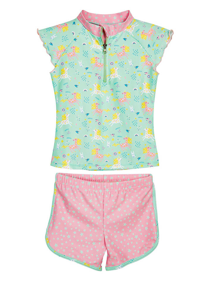 

Купальник Playshoes 2tlg Badeoutfit, цвет mint/rosa