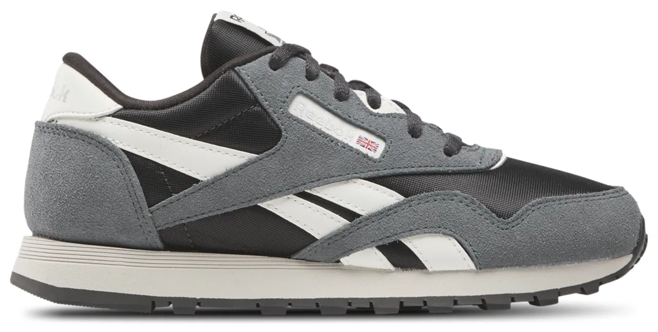 Кроссовки для девочек Classic Nylon Reebok, цвет Washed Black/Dark Fog/Chalk