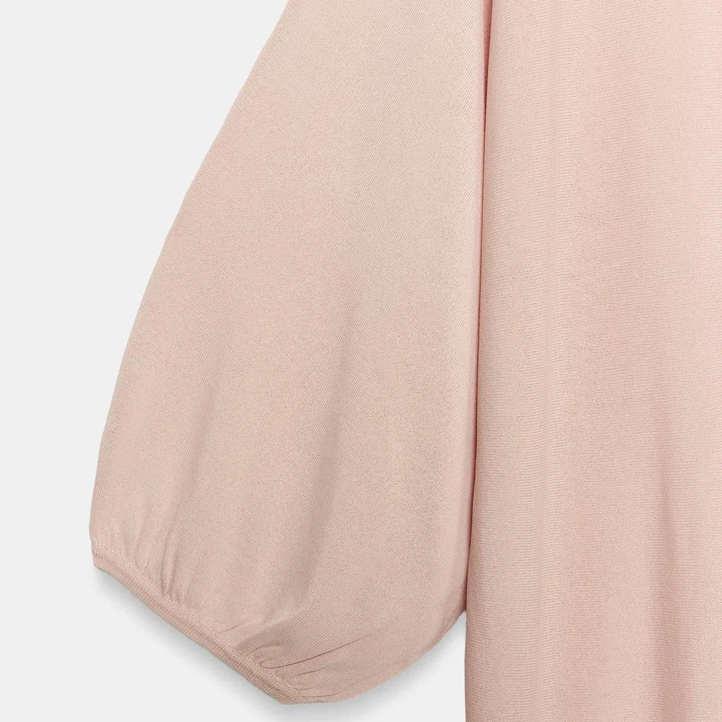 Женская футболка с лодочкой Light Pink ZARA, Light Pink — фото 4