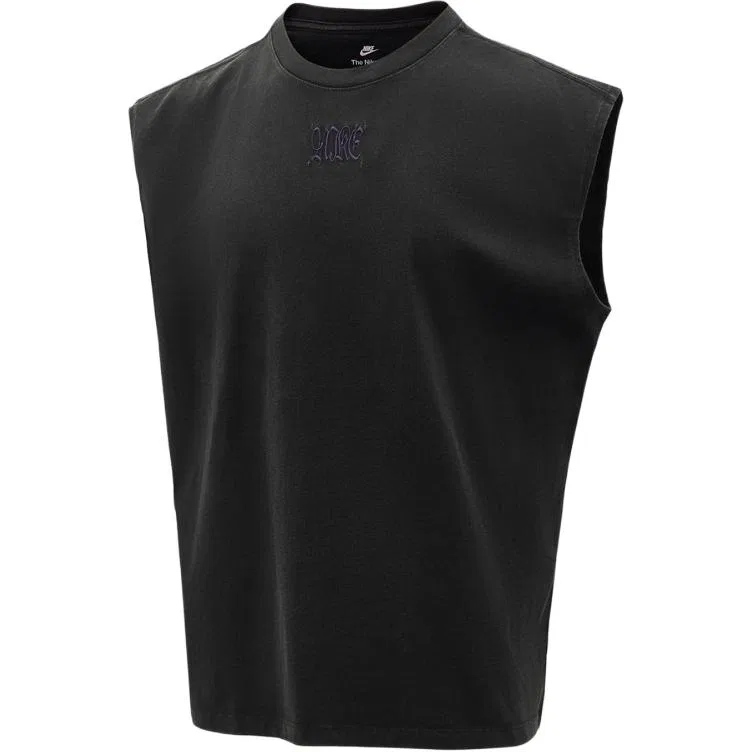 Мужская майка с круглым вырезом, Black, Sportswear, Nike