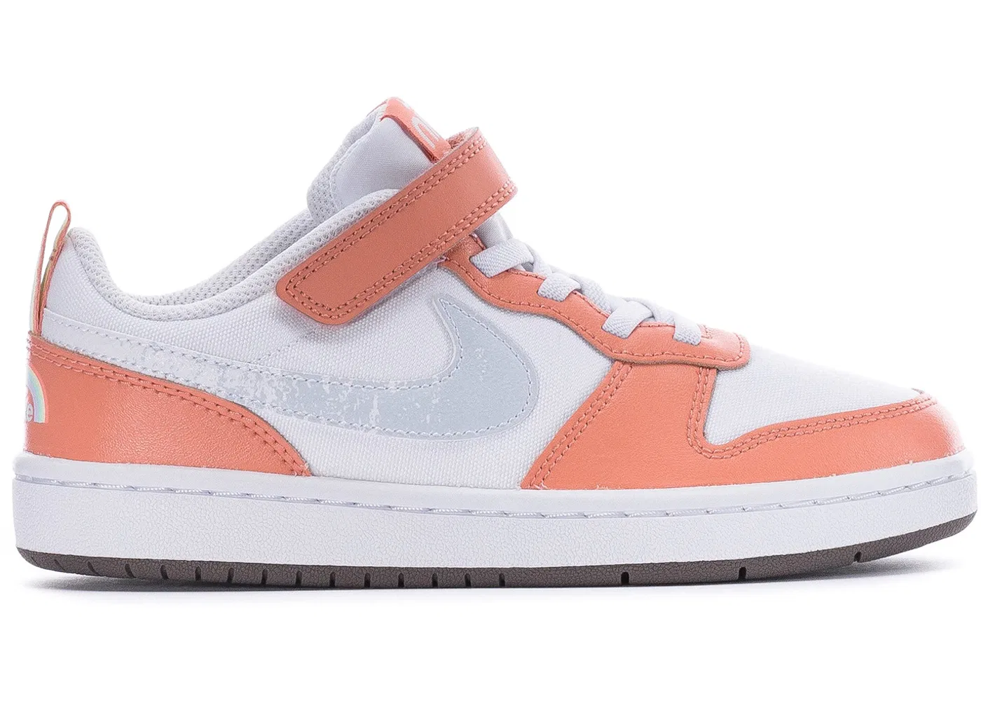 Детские кроссовки Nike Court Borough Low 2, Sidewalk Aura Light Madder Root