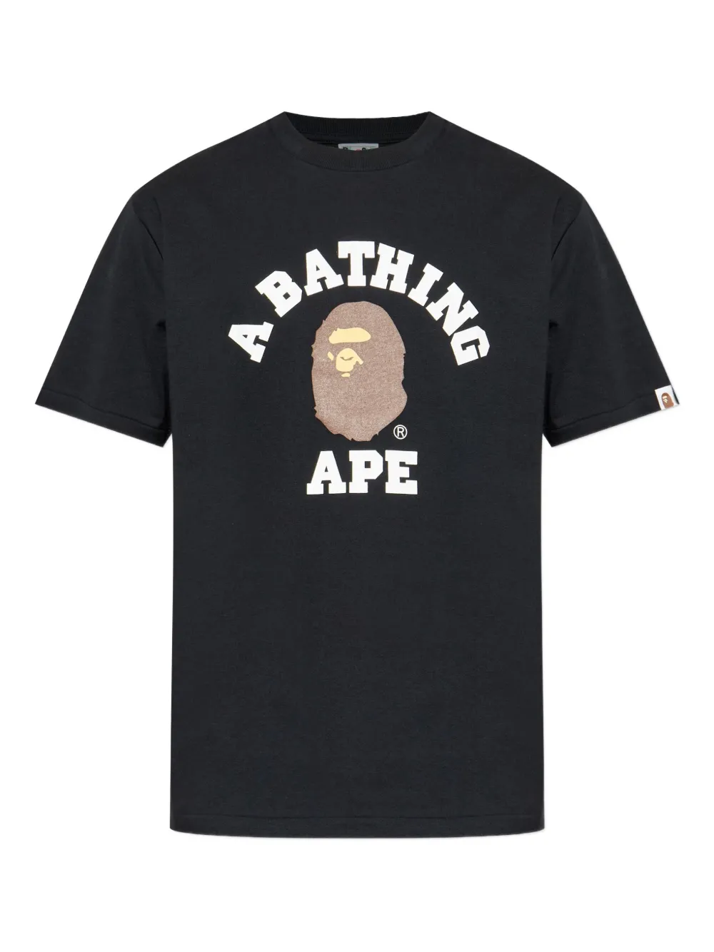 

Футболка с принтом логотипа A Bathing Ape, черный
