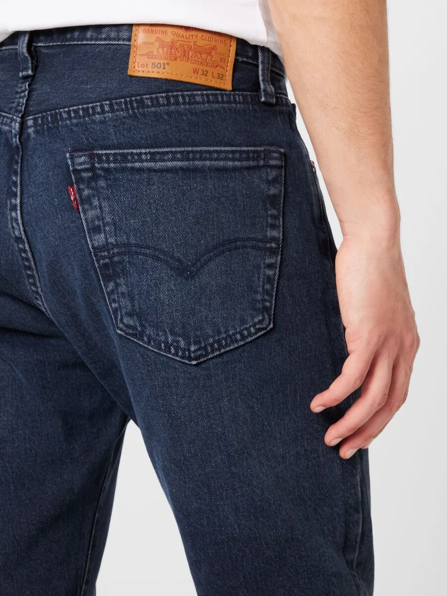 Джинсы LEVI'S Regular '501 Levi's' цвета индиго — фото 2