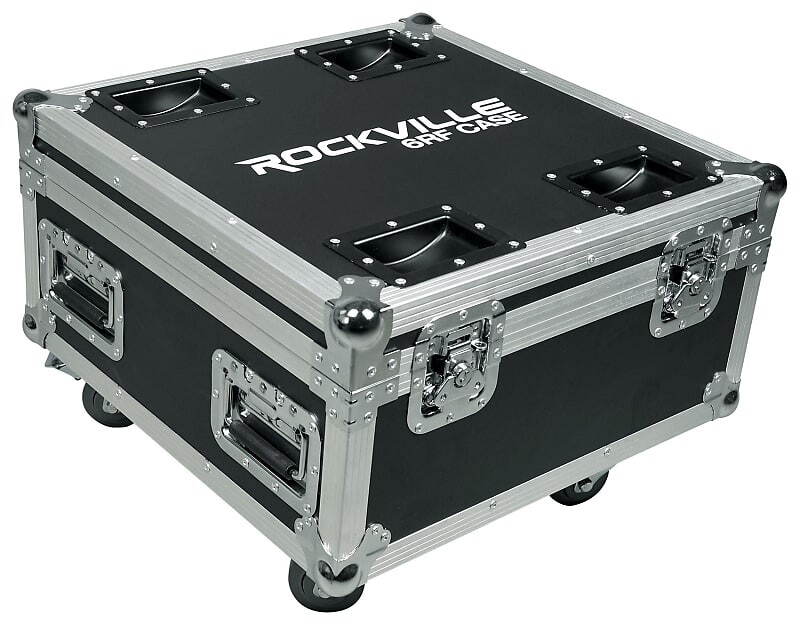 

Rockville 6RF CASE Зарядный дорожный чехол для (8) BATTERY PAR 6RF Lights