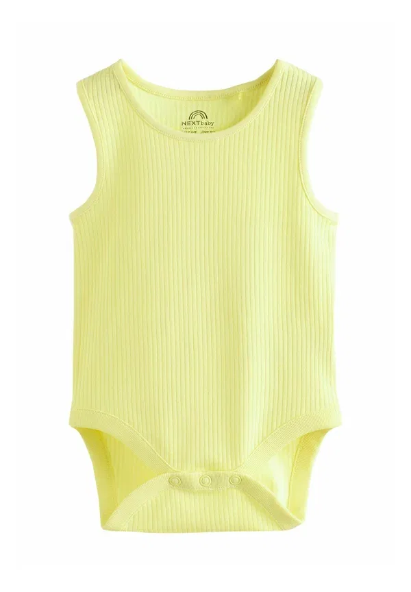 Боди-слип 5 штук Regular fit Next, Green/Blue/Yellow, синий/зеленый/желтый — фото 3