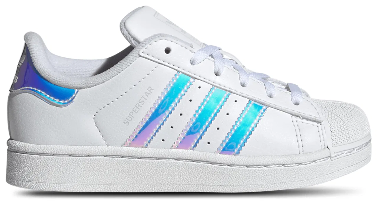 Кроссовки для девочек Superstar II Adidas, цвет White/Multi