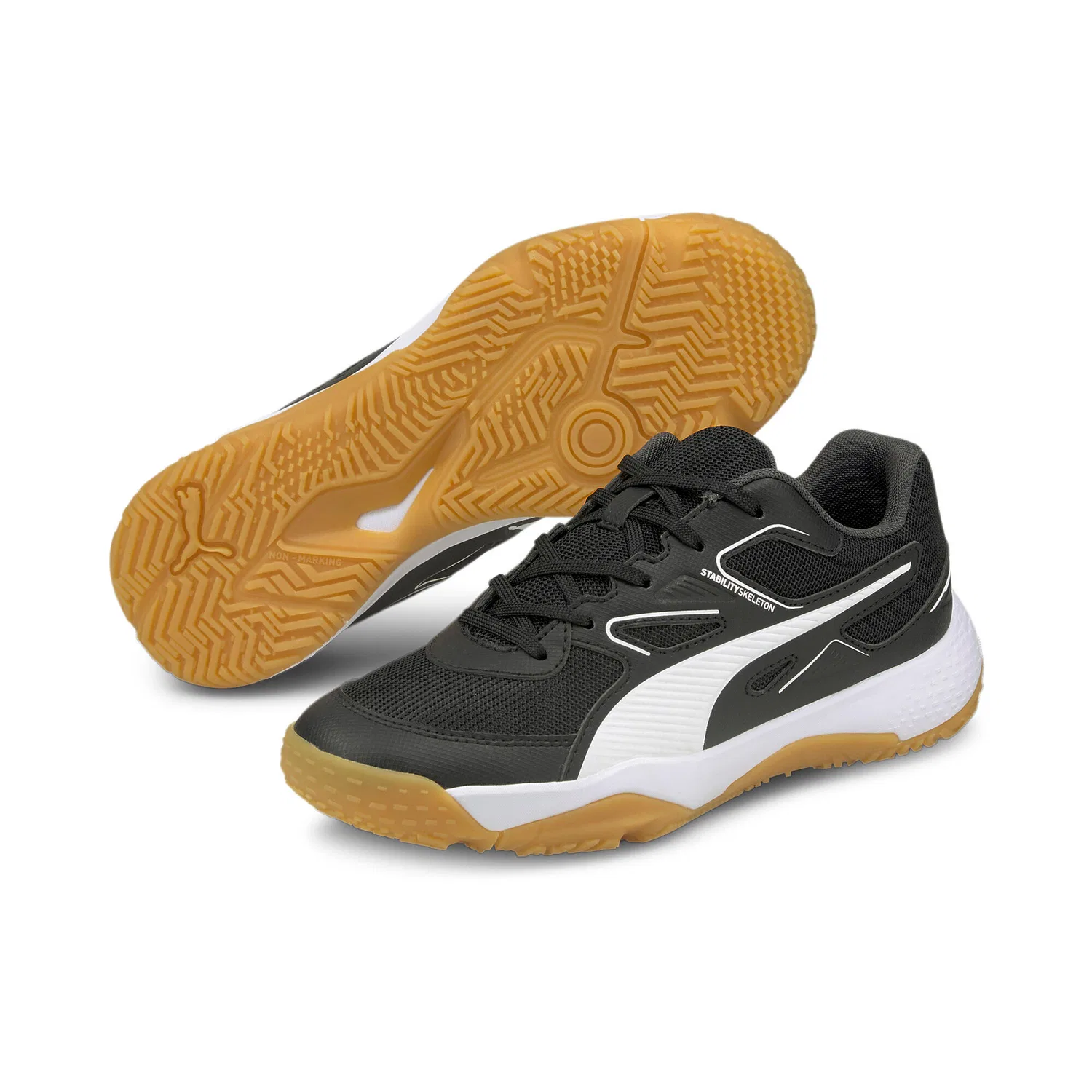 Детские кроссовки с принтом Solarflash Puma, Schwarz Schwarz Weiss