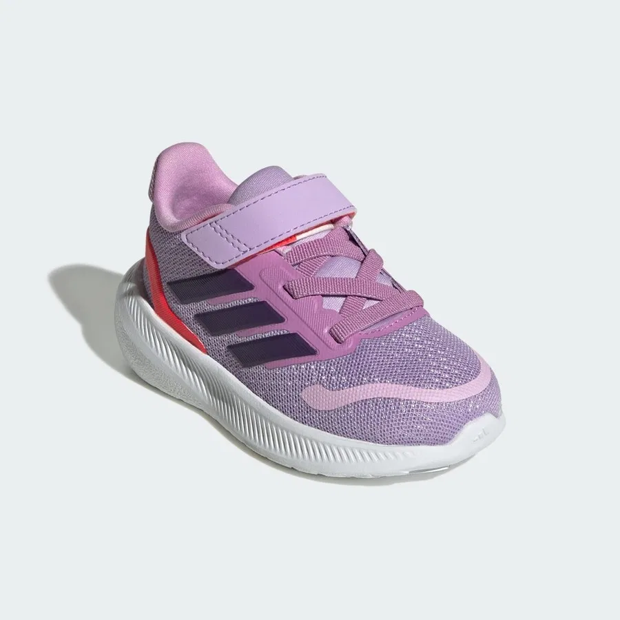 Детские спортивные кроссовки с липучками Runfalcon 5 Shoes adidas, Фиолетовый — фото 3