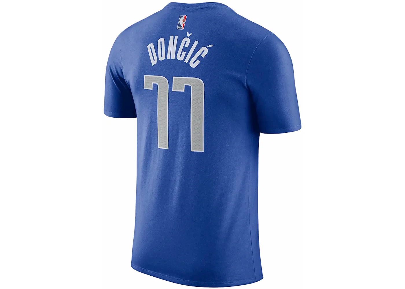 Мужская футболка с принтом Nike NBA Dallas Mavericks Luka Doncic, Blue — фото 2