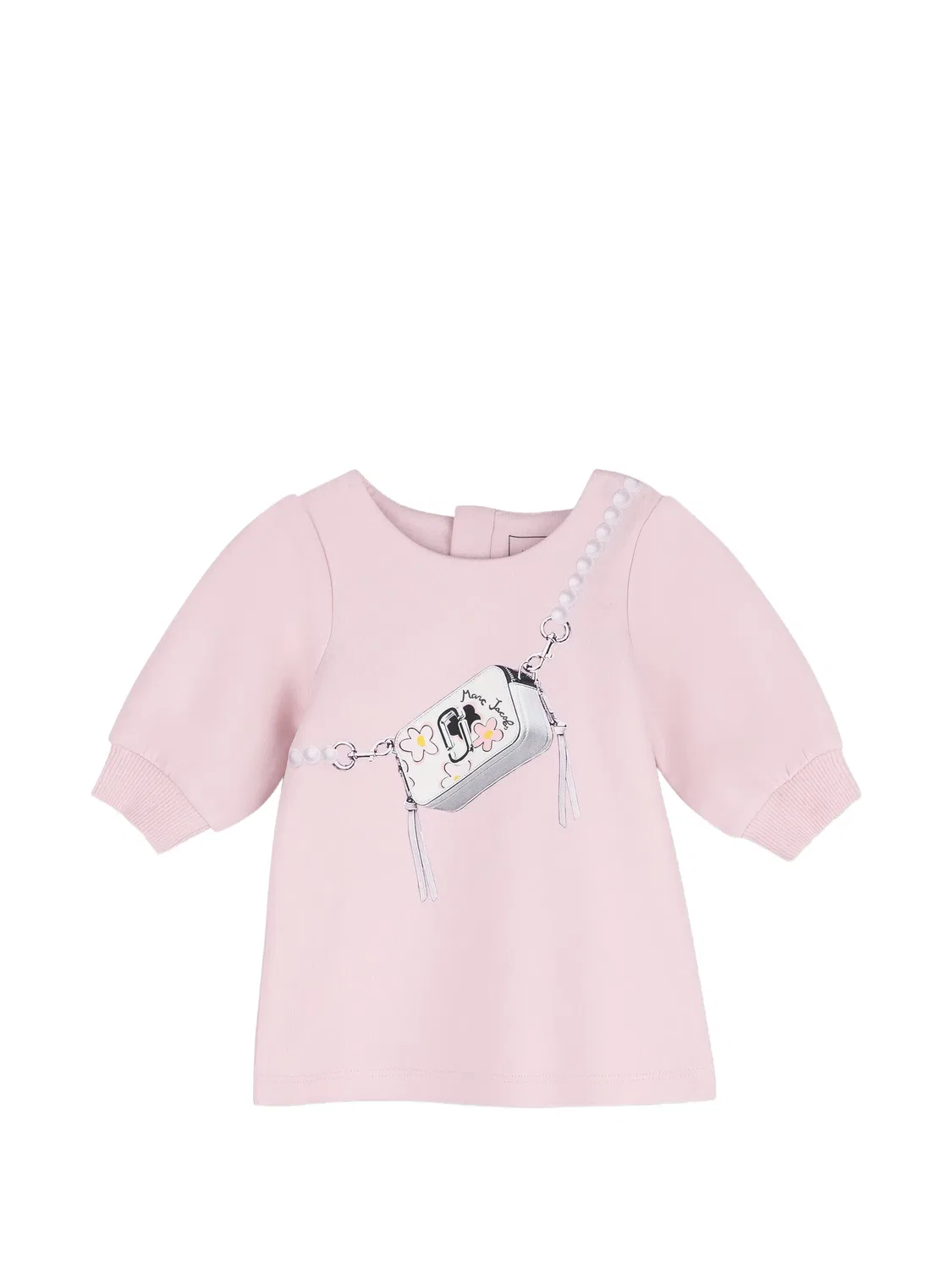 Хлопковое платье с цветочным принтом, розовое Marc Jacobs, розовый