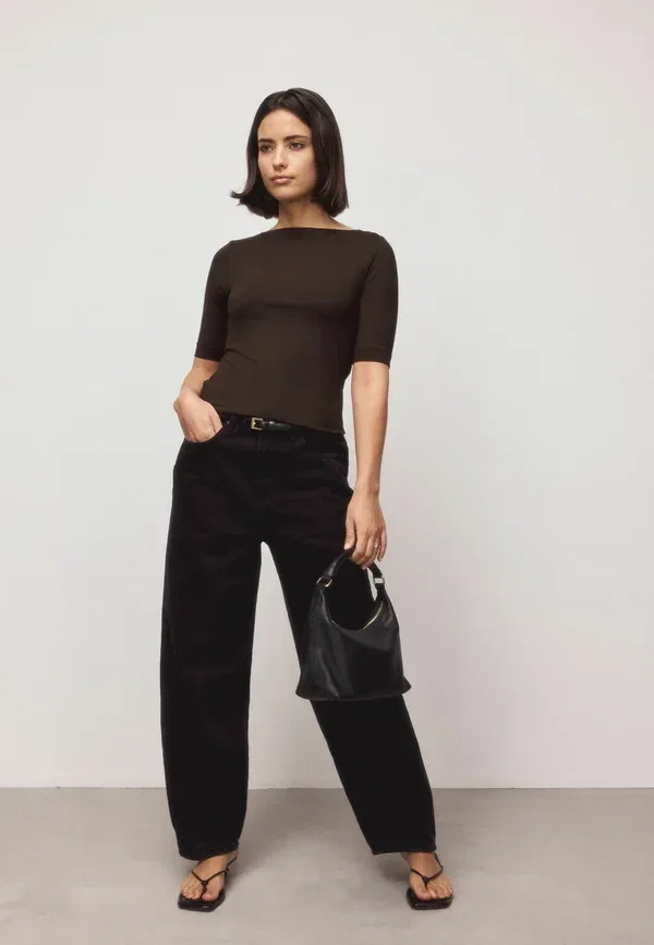 Футболка с коротким рукавом Basic t-shirt Next, chocolate brown, коричневый/шоколадный — фото 2