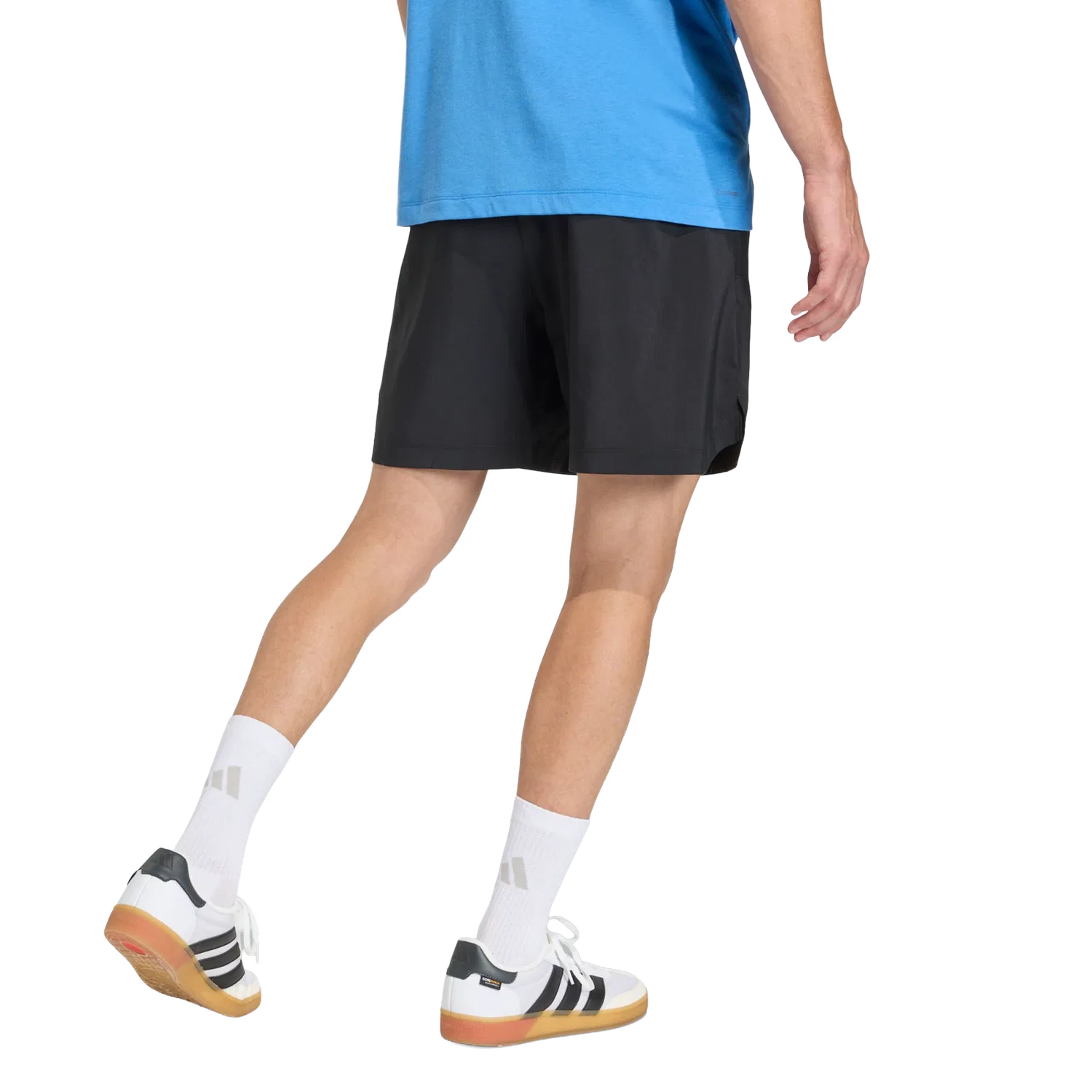 Мужские спортивные шорты с графикой Adidas, черный — фото 3