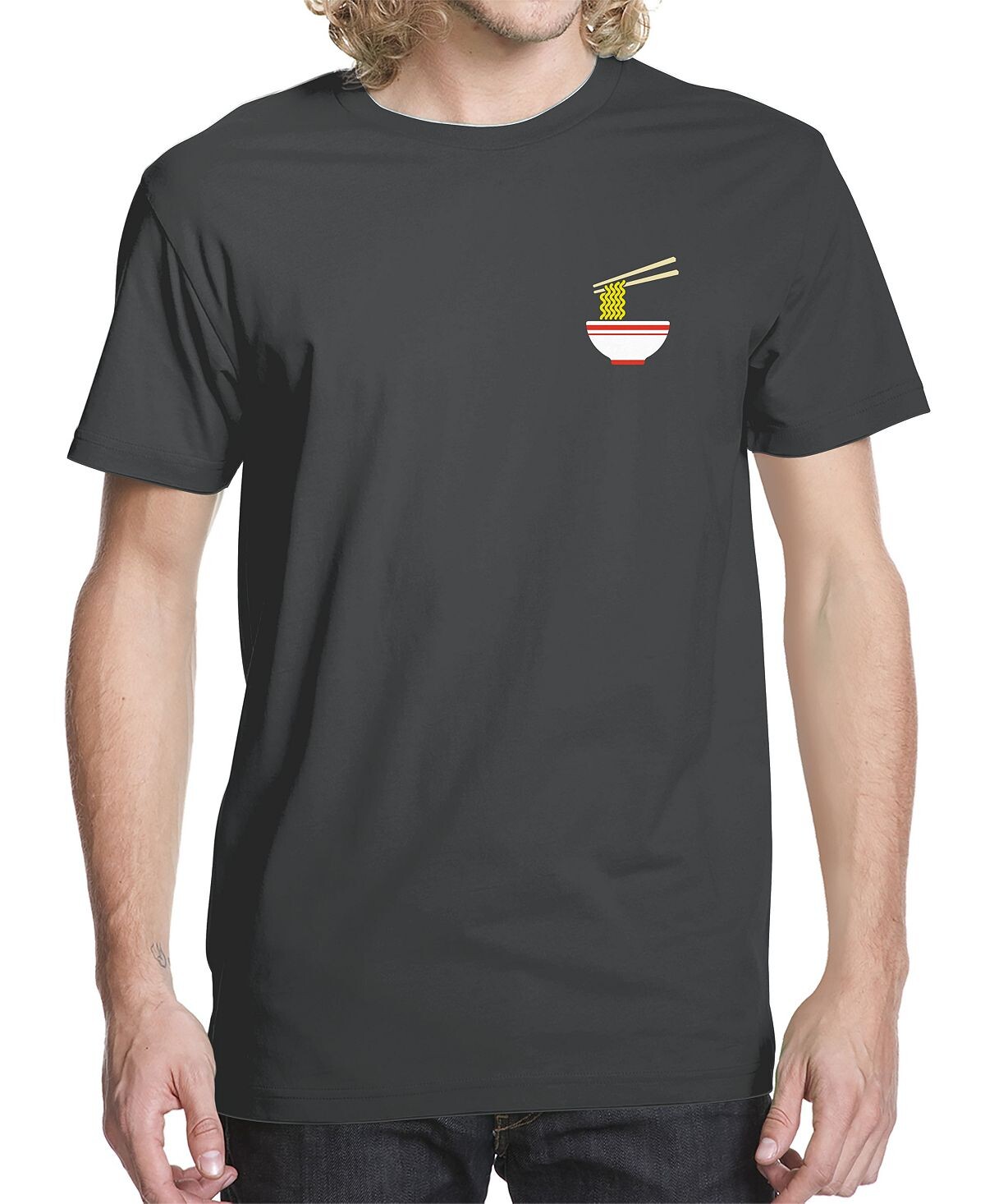 

Мужская футболка с рисунком рамэн Buzz Shirts, мульти, Серый, Мужская футболка с рисунком рамэн Buzz Shirts, мульти