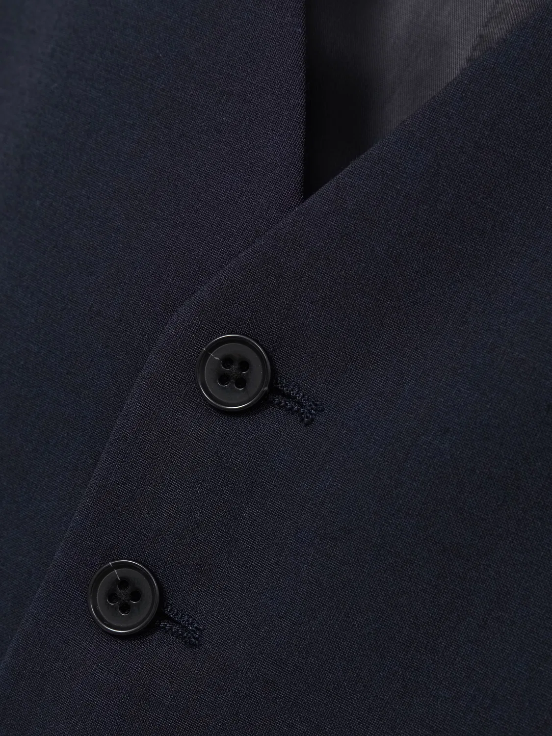 Жилет Modern Fit, модель Hope Reiss, темно-синий — фото 4