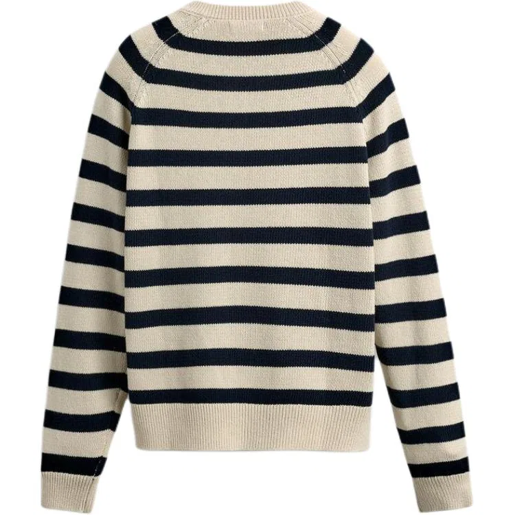 Мужской свитер в полоску с круглым вырезом ZARA, Stripes — фото 3