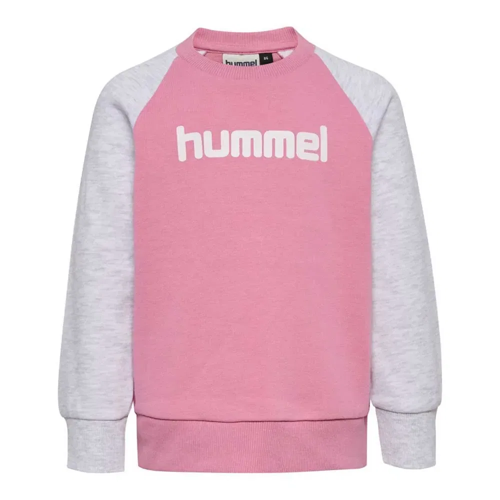 Детский спортивный костюм для девочек с длинным рукавом Mini Reg Base Hummel, Pink — фото 4