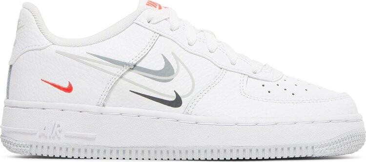 

Кроссовки Nike Air Force 1 Low GS 'Multi-Swoosh', белый
