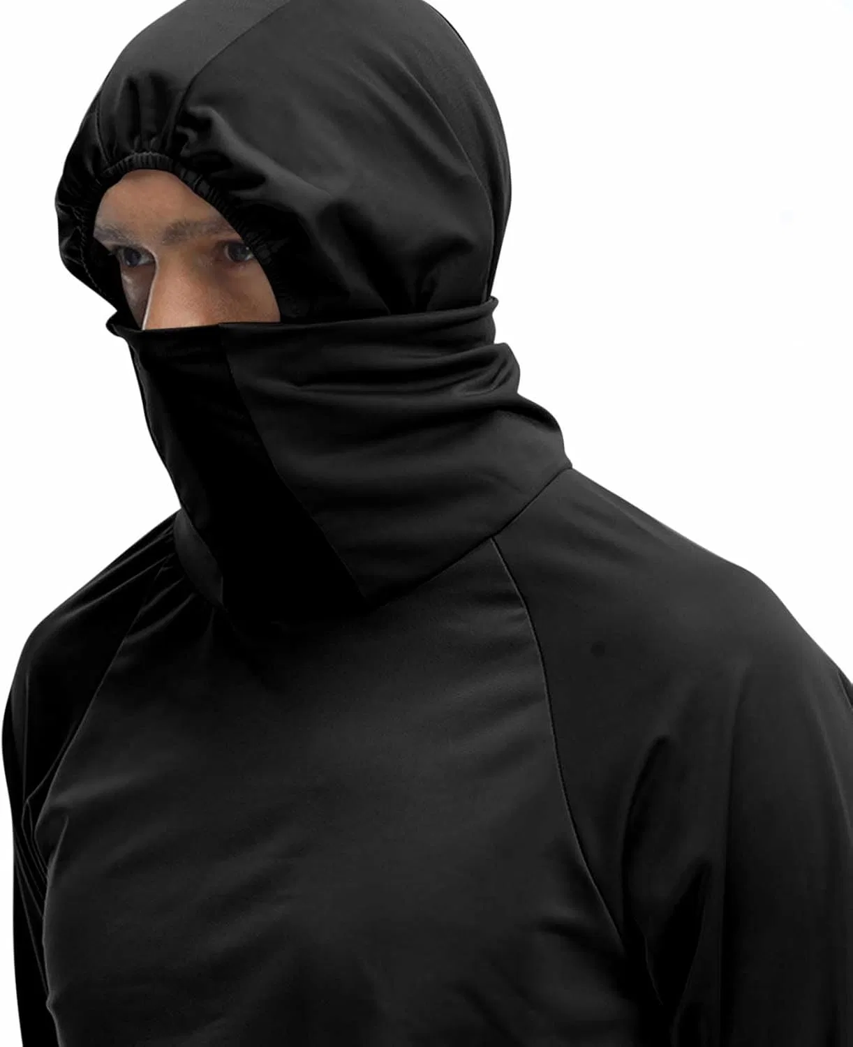 Женская солнцезащитная куртка с капюшоном UPF 50+ Athletic, Black — фото 4