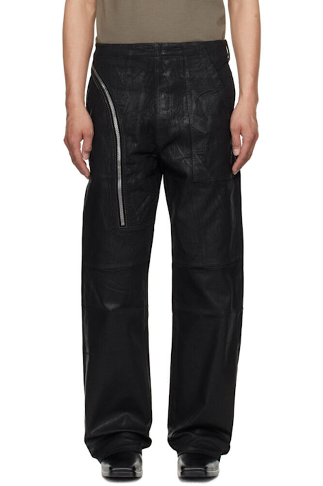 

Черные джинсы Hollywood Aircut Rick Owens DRKSHDW