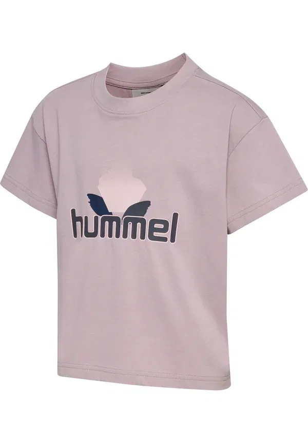 Футболка Hmljr с открытым верхом и принтом - футболка с принтом Hummel — фото 4