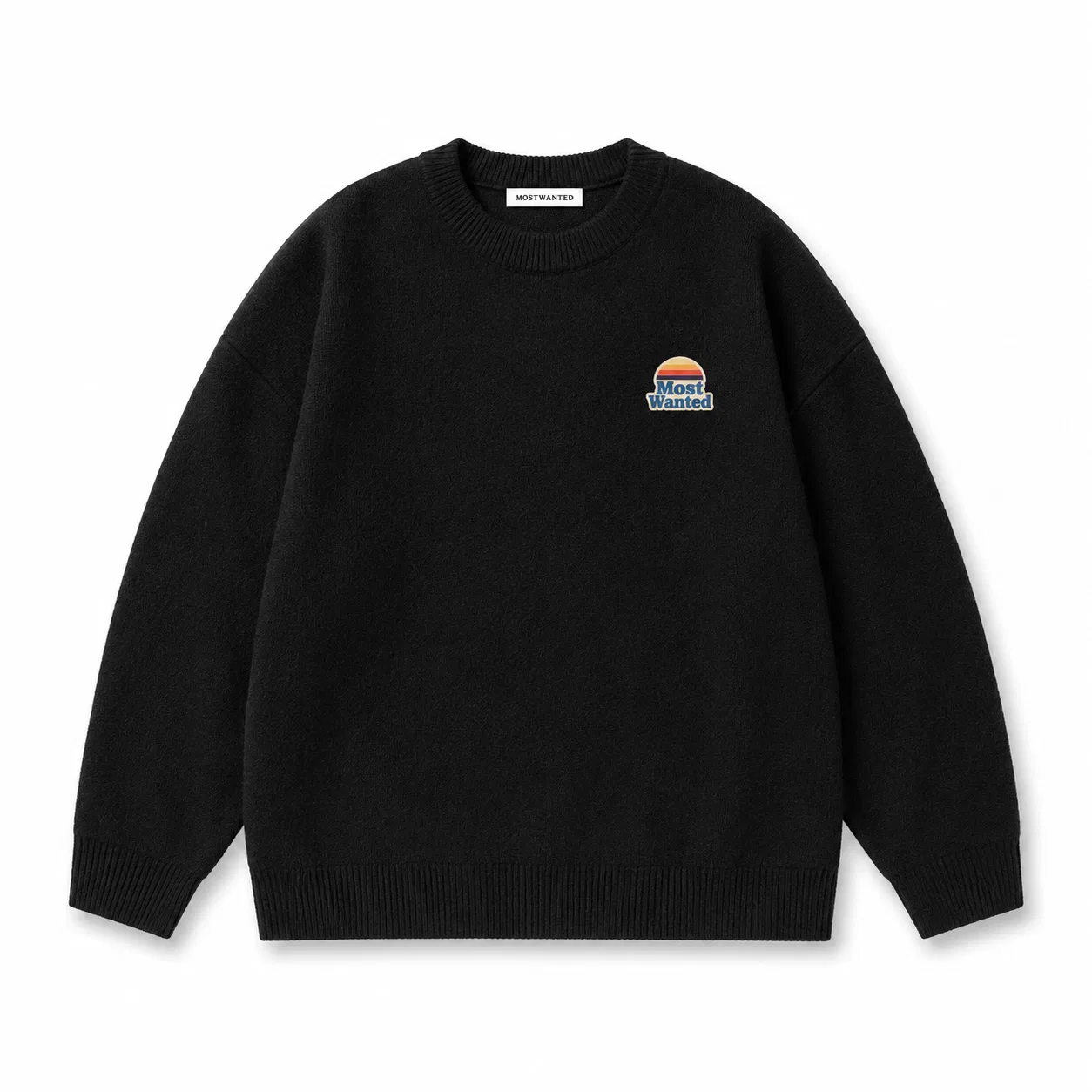 Детский свитер с круглым вырезом и свободным кроем Unisex Crew Neck Moderate, MostwantedLab, Green — фото 3
