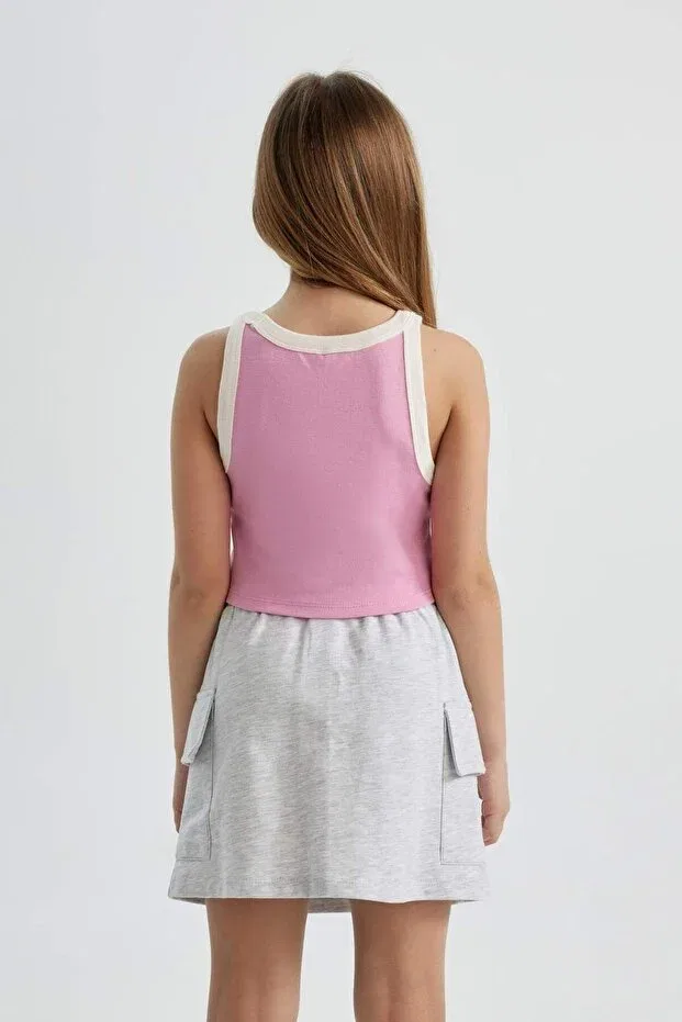 Детское боди для девочек с принтом Defacto, Pink-Pn82 — фото 4