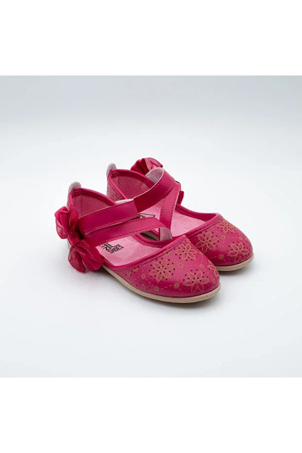 Детские балетки для девочек с принтом Arçın Shoes, Fuchsia