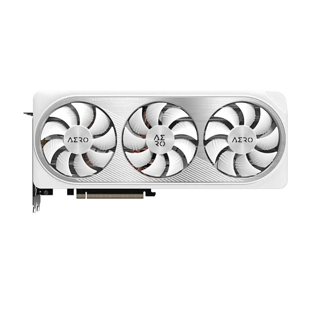 Видеокарта Gigabyte GeForce RTX 4070 Ti SUPER AERO OC, белый — фото 2
