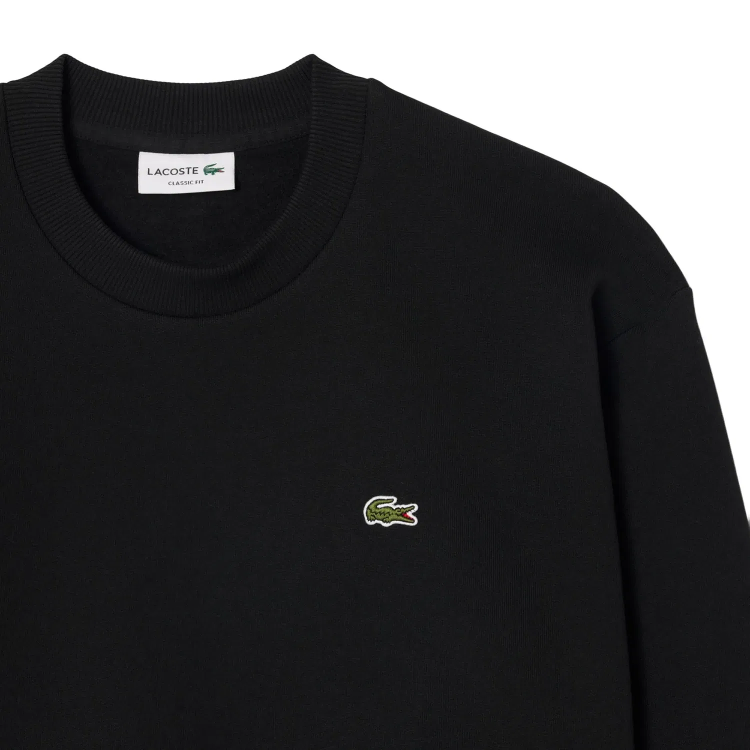 Мужской свитшот базовый Lacoste, Black — фото 2