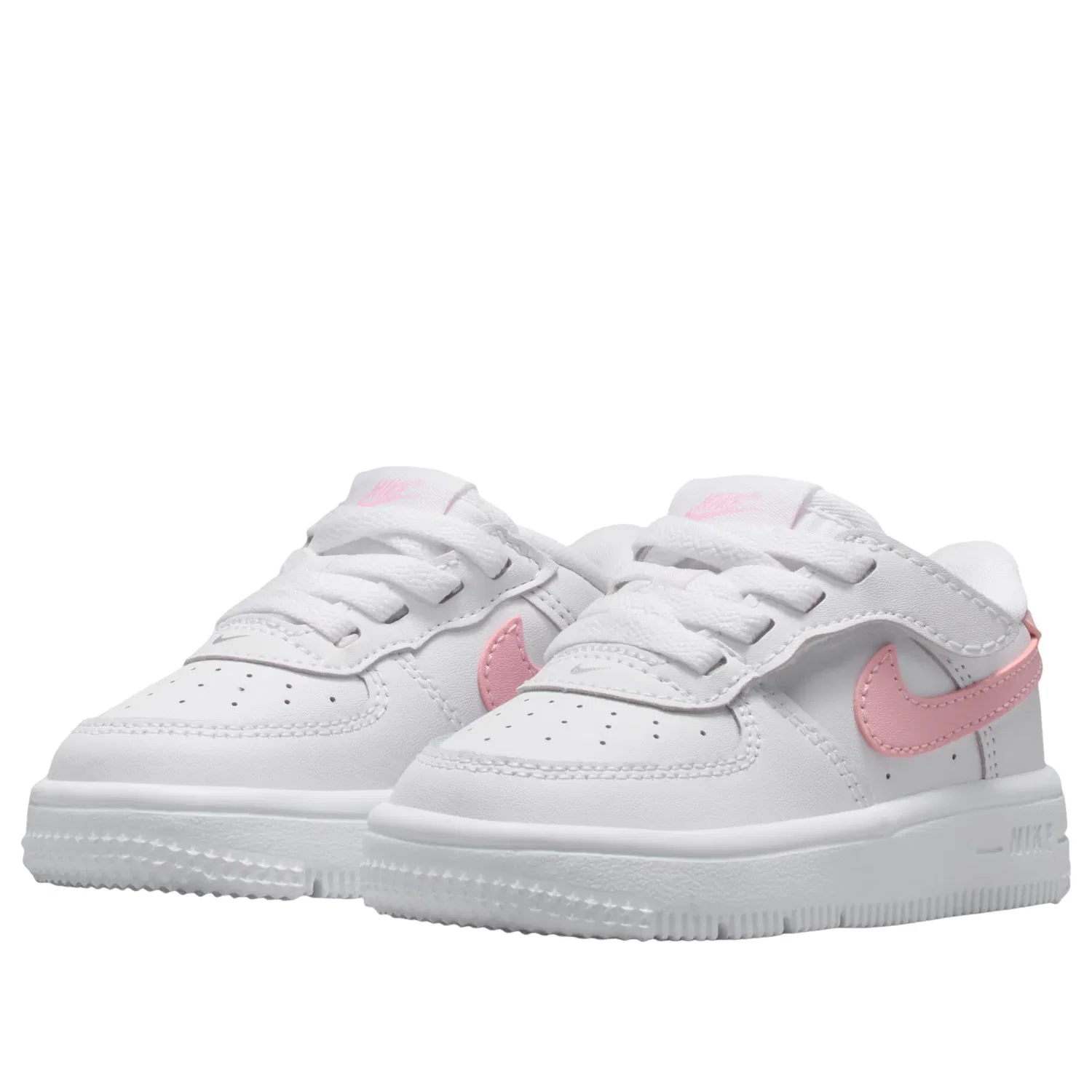Детские кроссовки с липучкой и шнуровкой Nike Air Force 1 Low EasyOn, белый — фото 3
