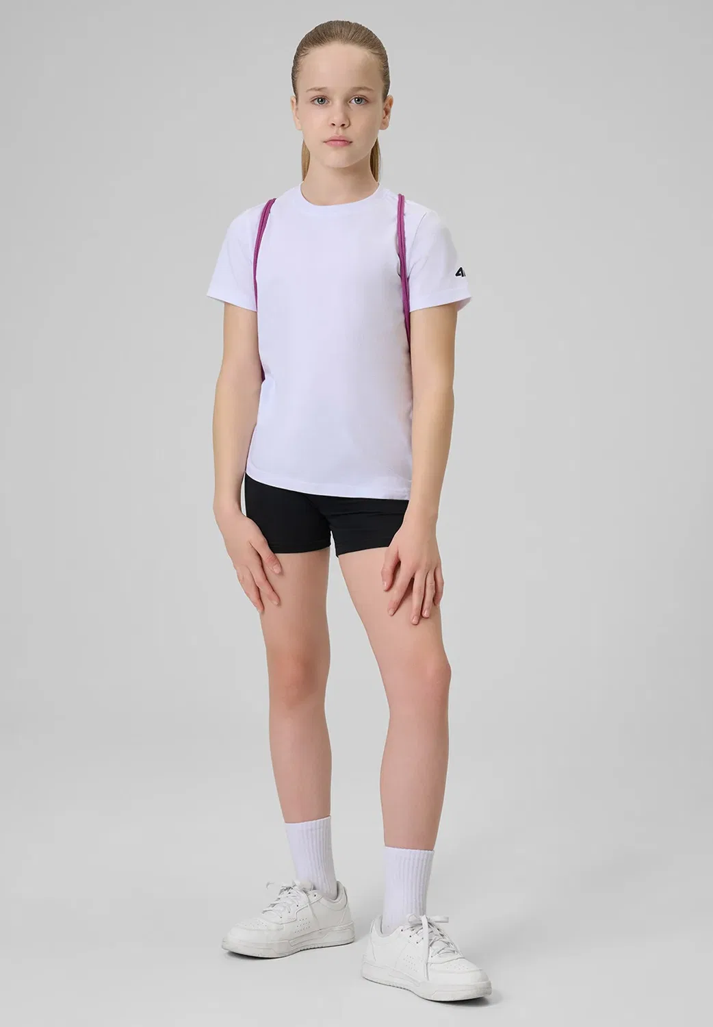 Komplet sportowy na wf (кошелек+споденки+ворек) для дзевчинки - леггинсы 4F, Multicolour