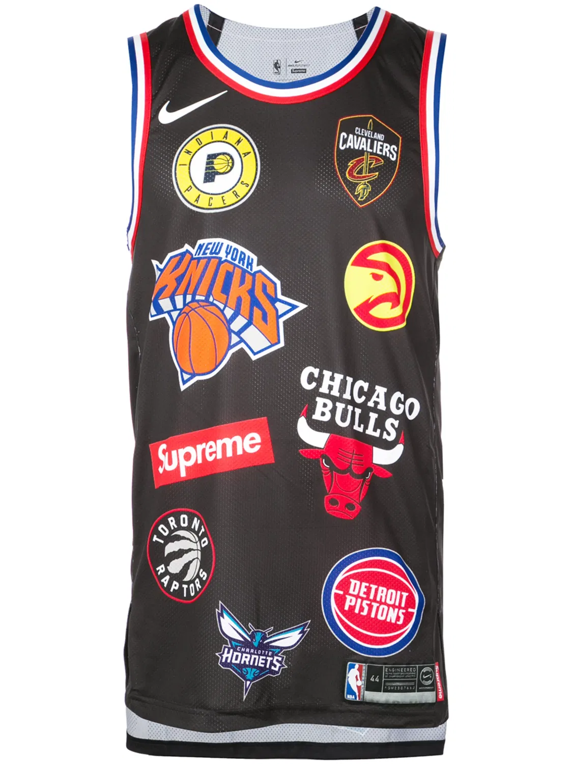 Майка без рукавов NBA Teams Supreme, черный