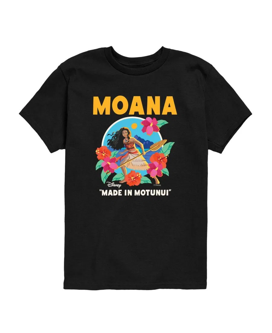 Футболка с принтом Live Action Made In Motunui Moana, Black