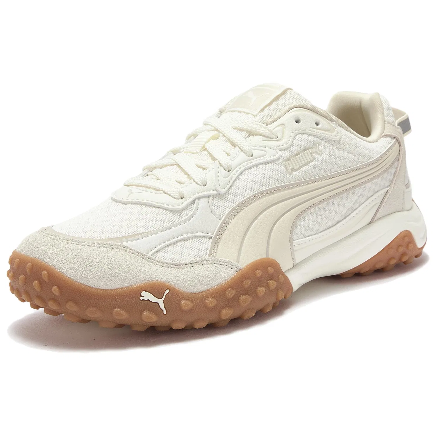 Детские кроссовки PUMA, Цвет White Brown — фото 4