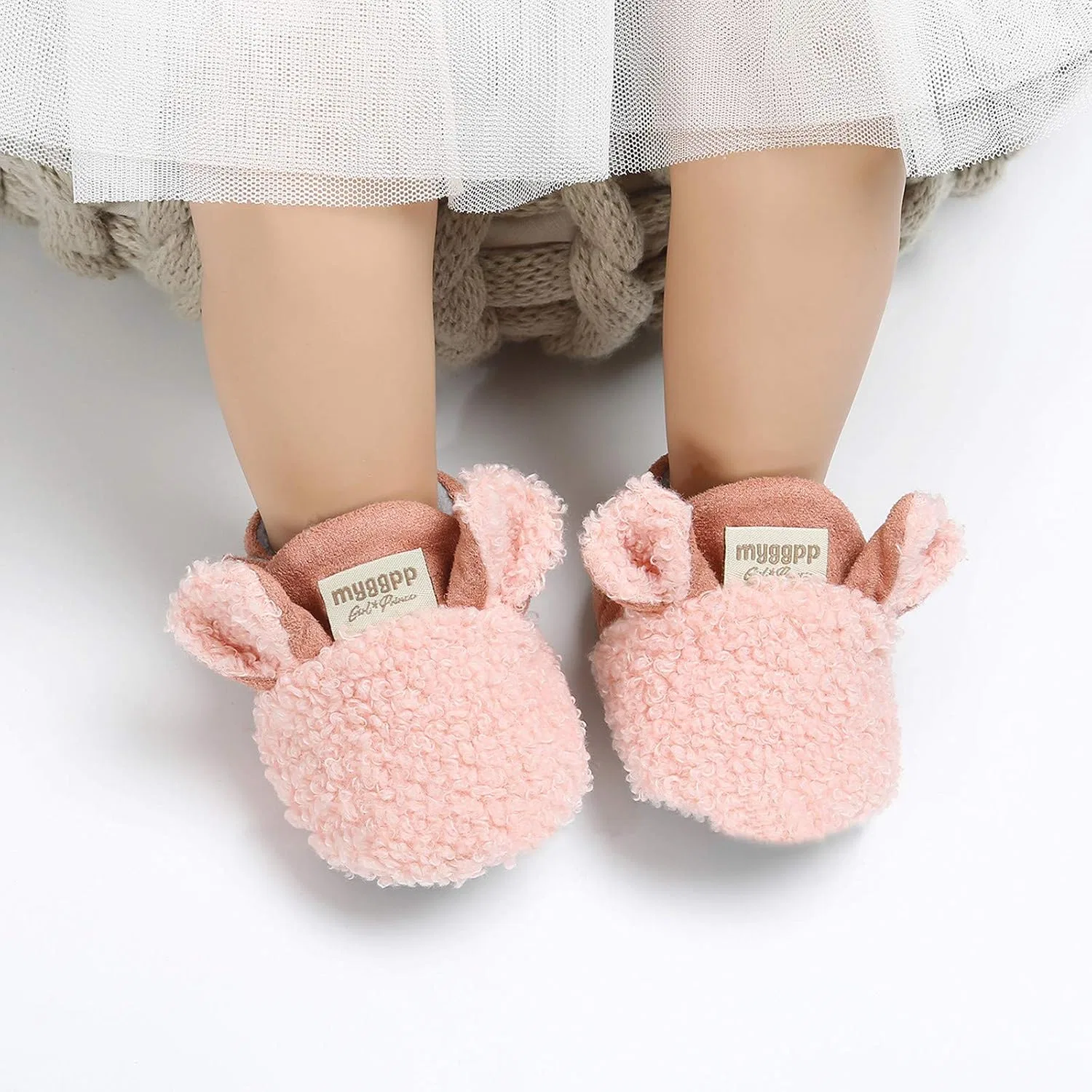Детские кроссовки для мальчиков с принтом Prewalker Lamb, Pink — фото 2