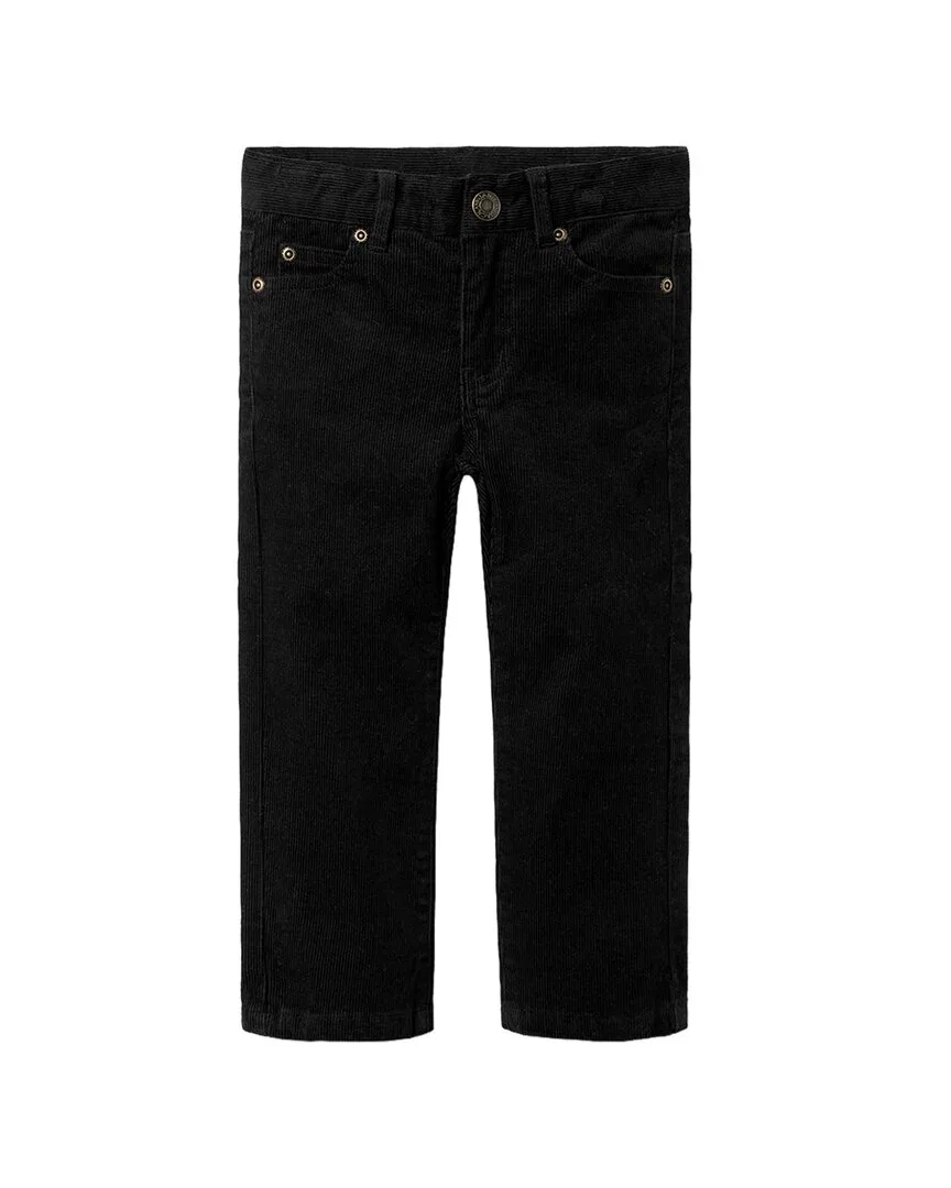 Детские брюки из вельвета с пятью карманами The Corduroy Pant Janie and Jack, черный