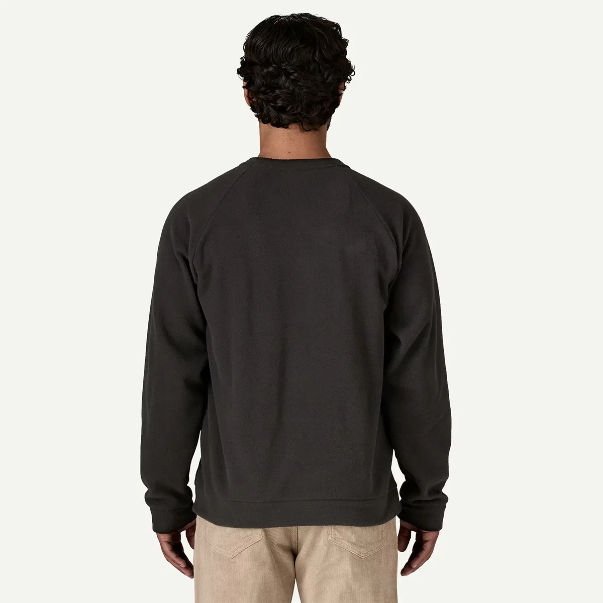 Мужское флисовое джерси без капюшона Micro d crewneck Patagonia, черный — фото 3