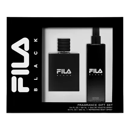 Парфюмерный набор для мужчин Fila Black, 2 предмета
