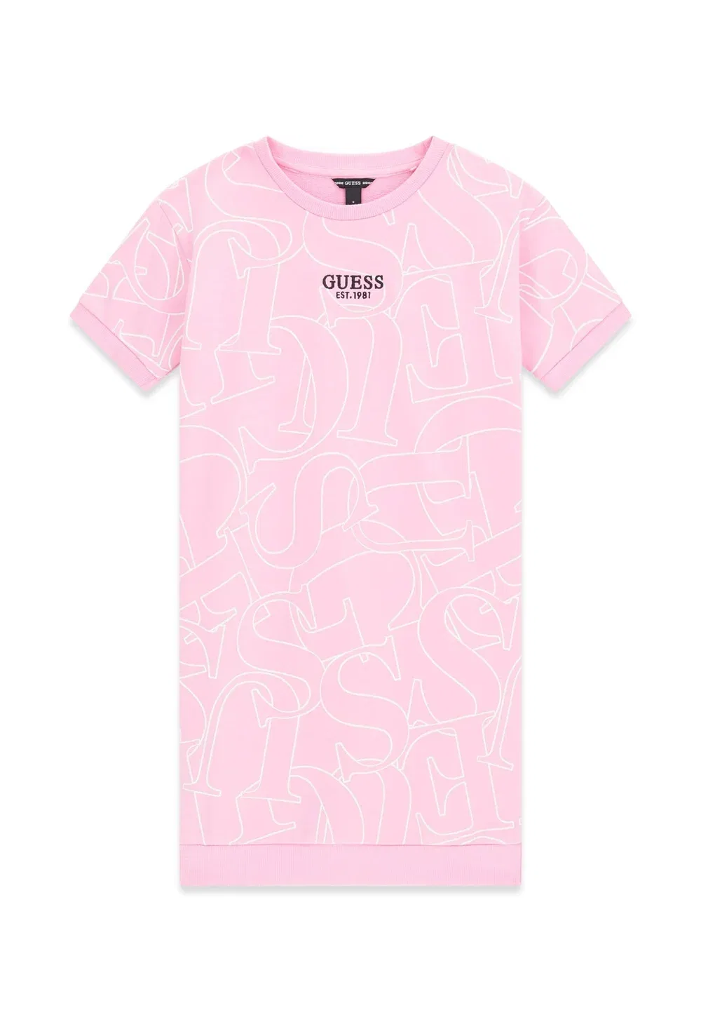 Платье с принтом по всей поверхности - повседневное платье Guess, Rose