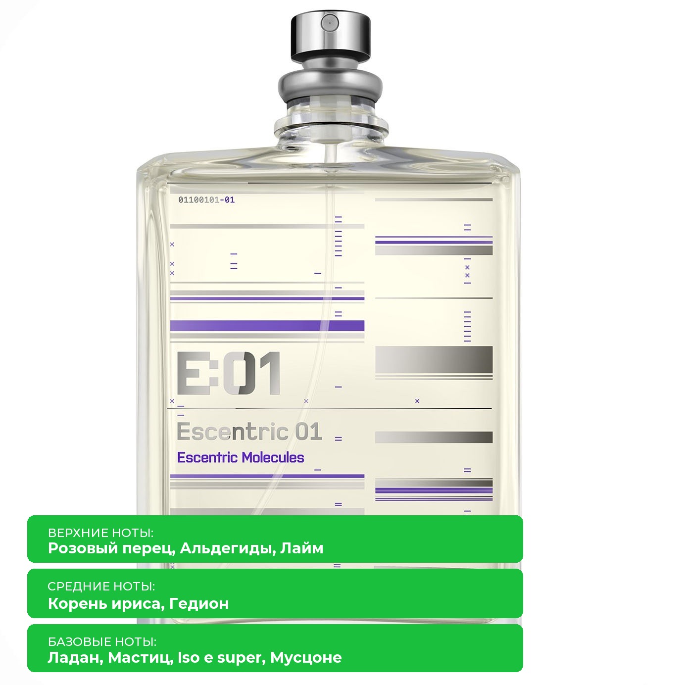 Туалетная вода Escentric Molecules Escentric 01 — фото 3