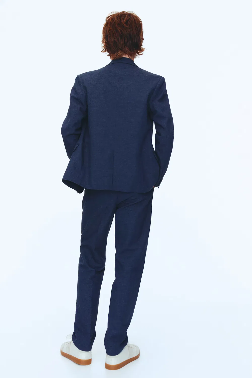 Костюм из смеси льна H&M, Marineblau — фото 3