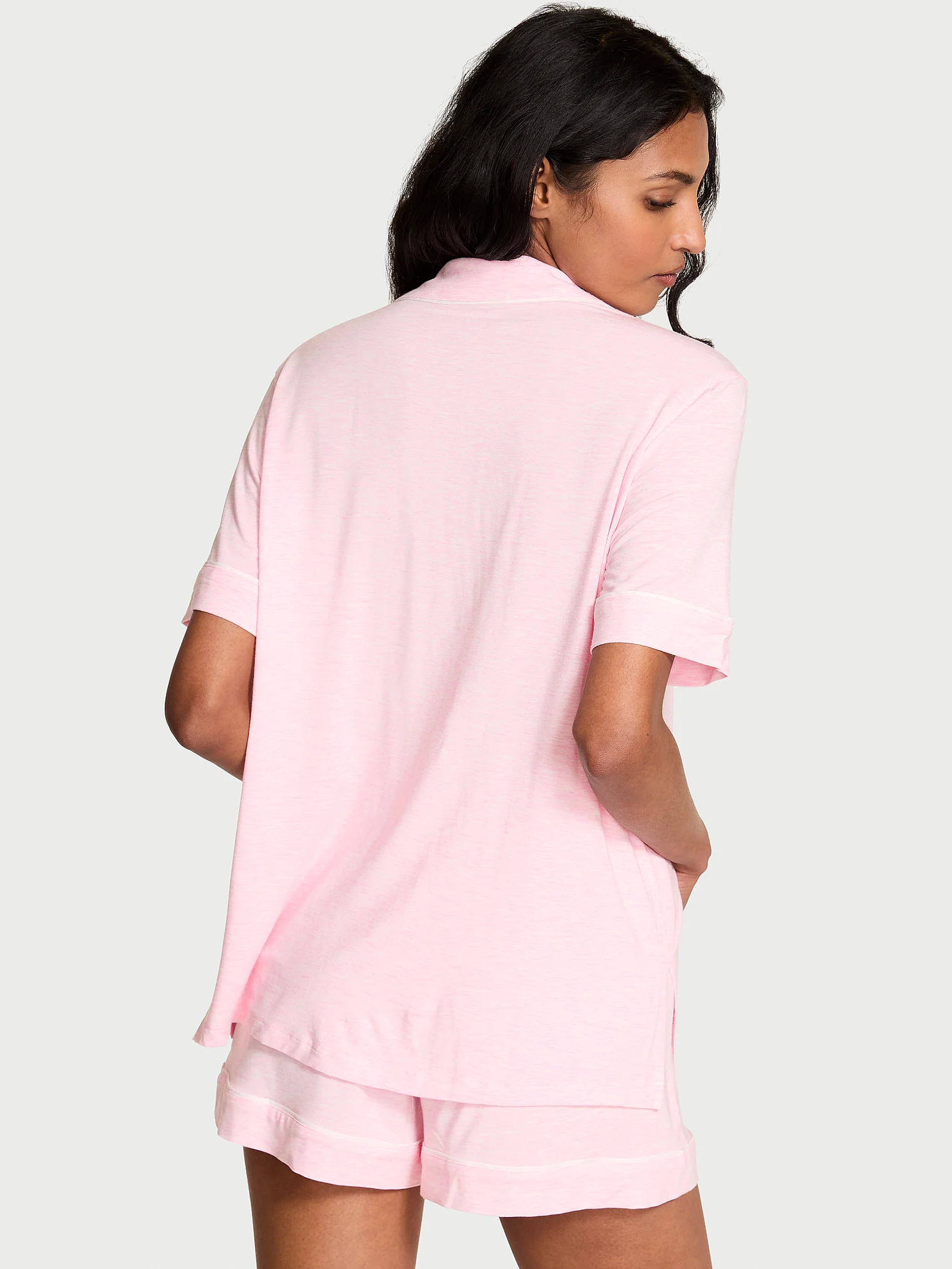 Пижама Victoria's Secret SoSoft Modal Short, светло-розовый — фото 3