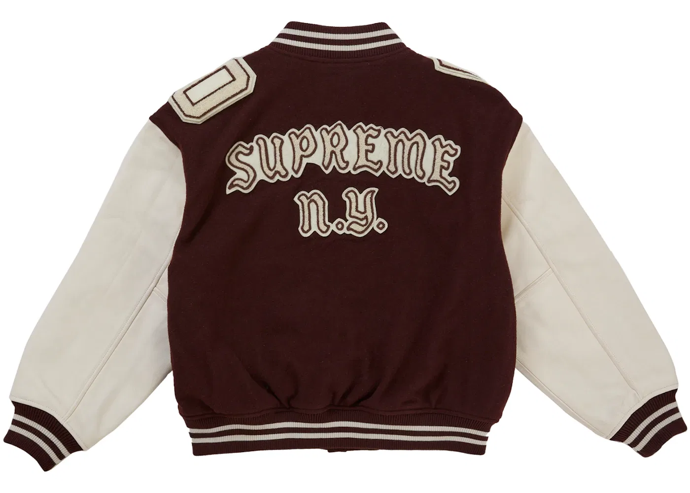 Мужская куртка-бомбер Supreme Captains Varsity, коричневый — фото 3