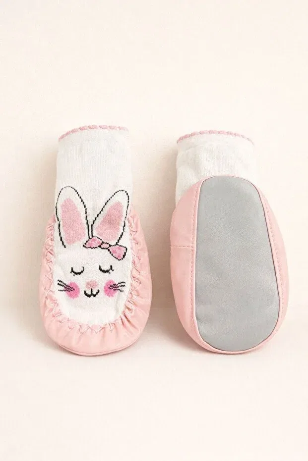 Детские носки-пинетки с принтом Basics Numix Baby Kids, Light Pink — фото 3