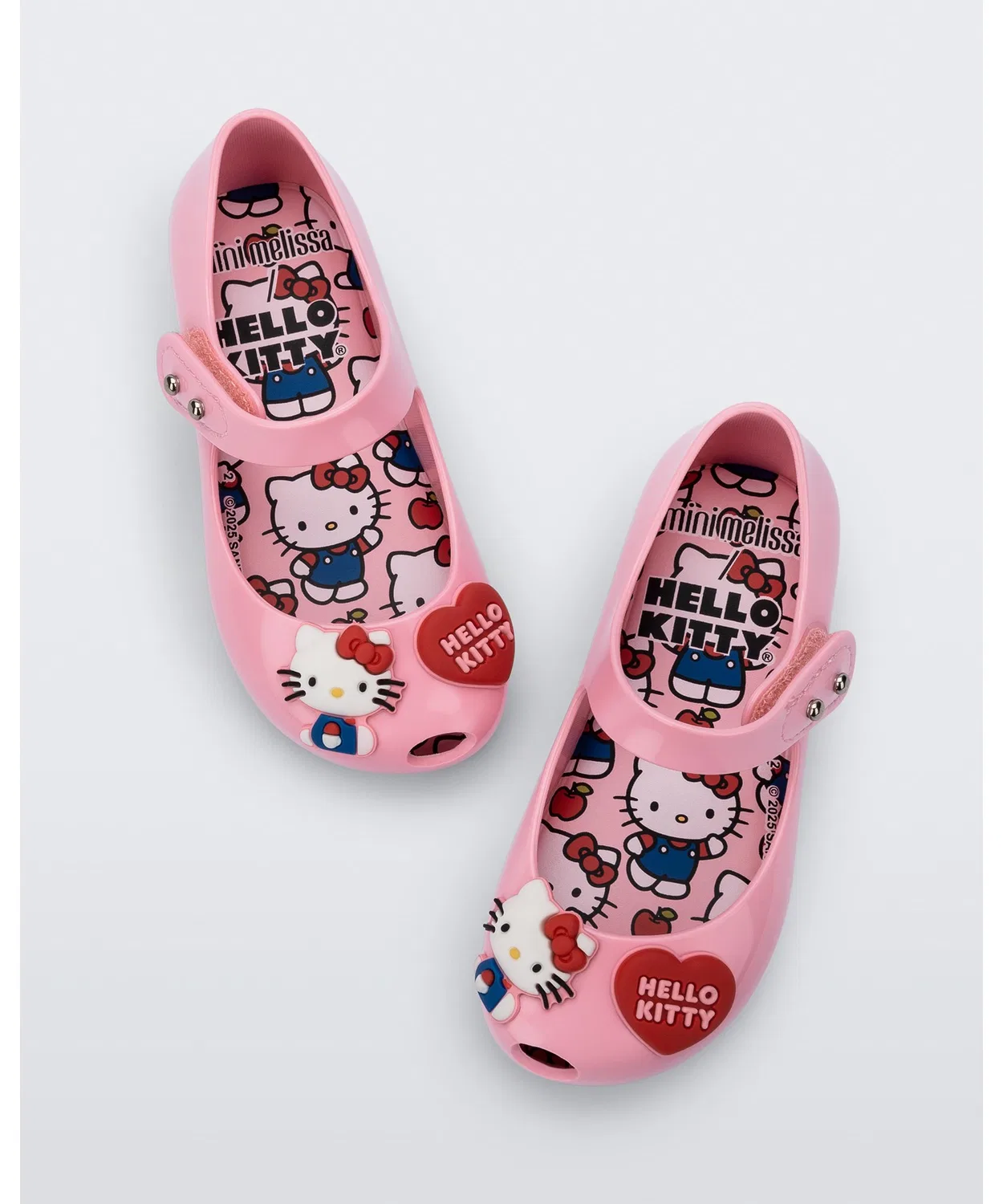 Детские балетки с принтом Hello Kitty MINI MELISSA ULTRAGIRL + HELLO KITTY AND FRIENDS BB melissa, Pink